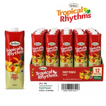 Grace Tropical Rhythms Fruit Punch 1L x 12 Wholesale