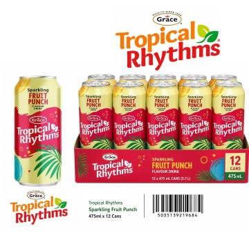 Grace Tropical Rhythms Fruit Punch 330ml x 24 Wholesale