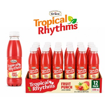 Grace Tropical Rhythms Fruit Punch 12x330ml Wholesale