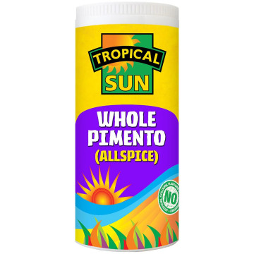 Tropical Sun Whole Pimento Seasoning 70g x 12  (Uk Import)