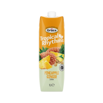 Grace Tropical Rhythms Pineapple Ginger 1L x 6 Bottles